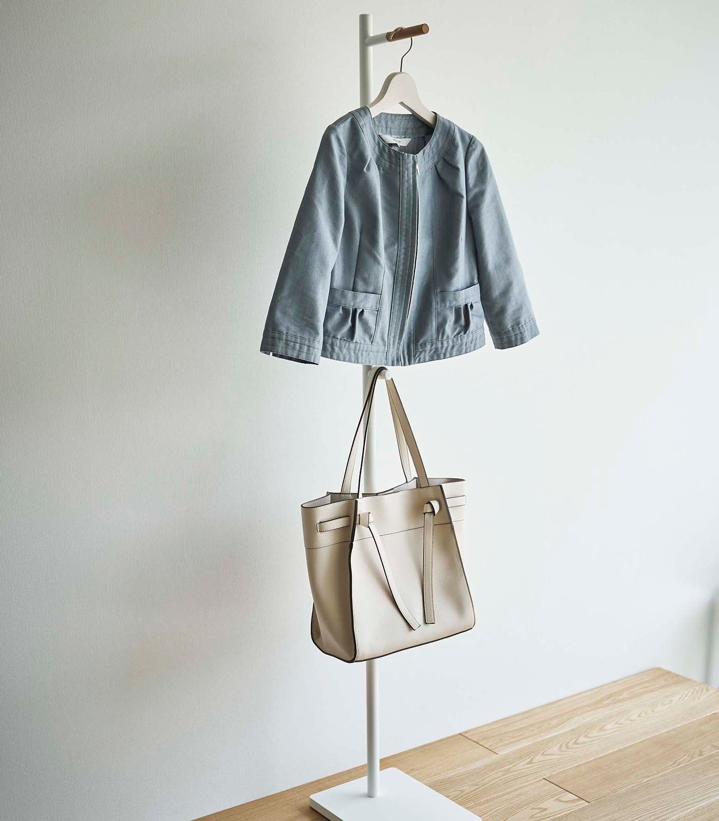coat rack (63.98" h) steel + wood coat rack (63.98" h) steel + wood