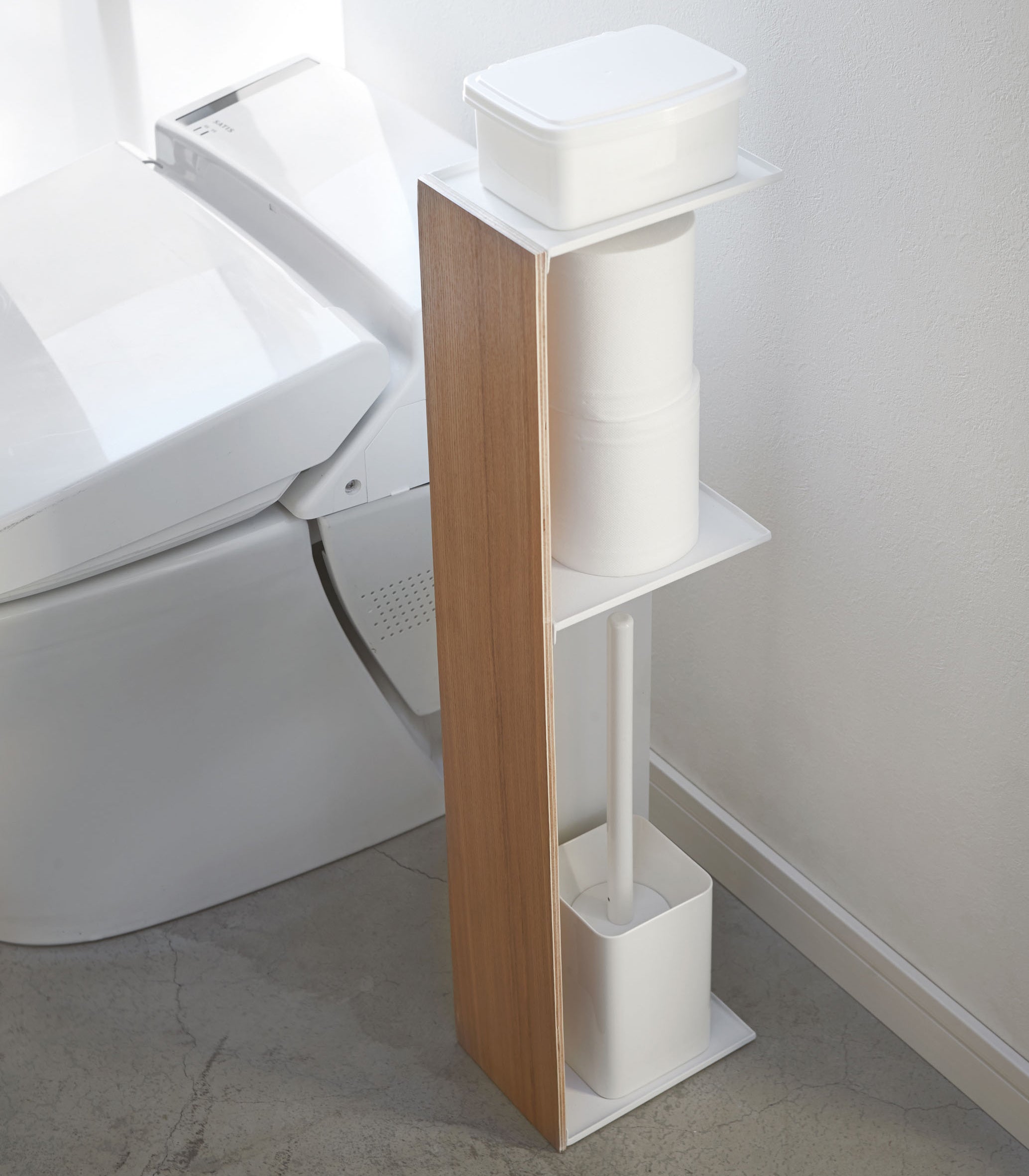 bathroom organizer steel + wood bathroom organizer steel + wood