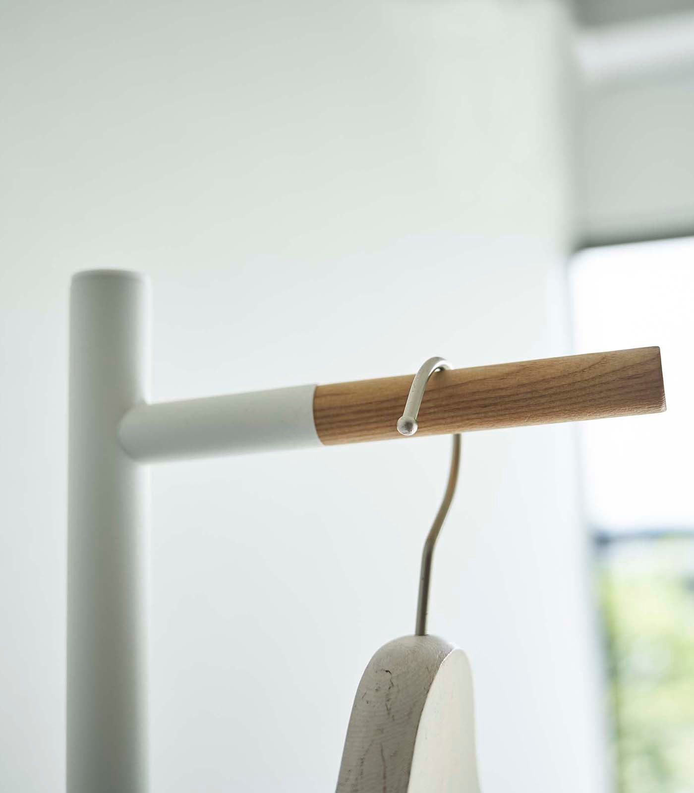 coat rack (63.98" h) steel + wood coat rack (63.98" h) steel + wood