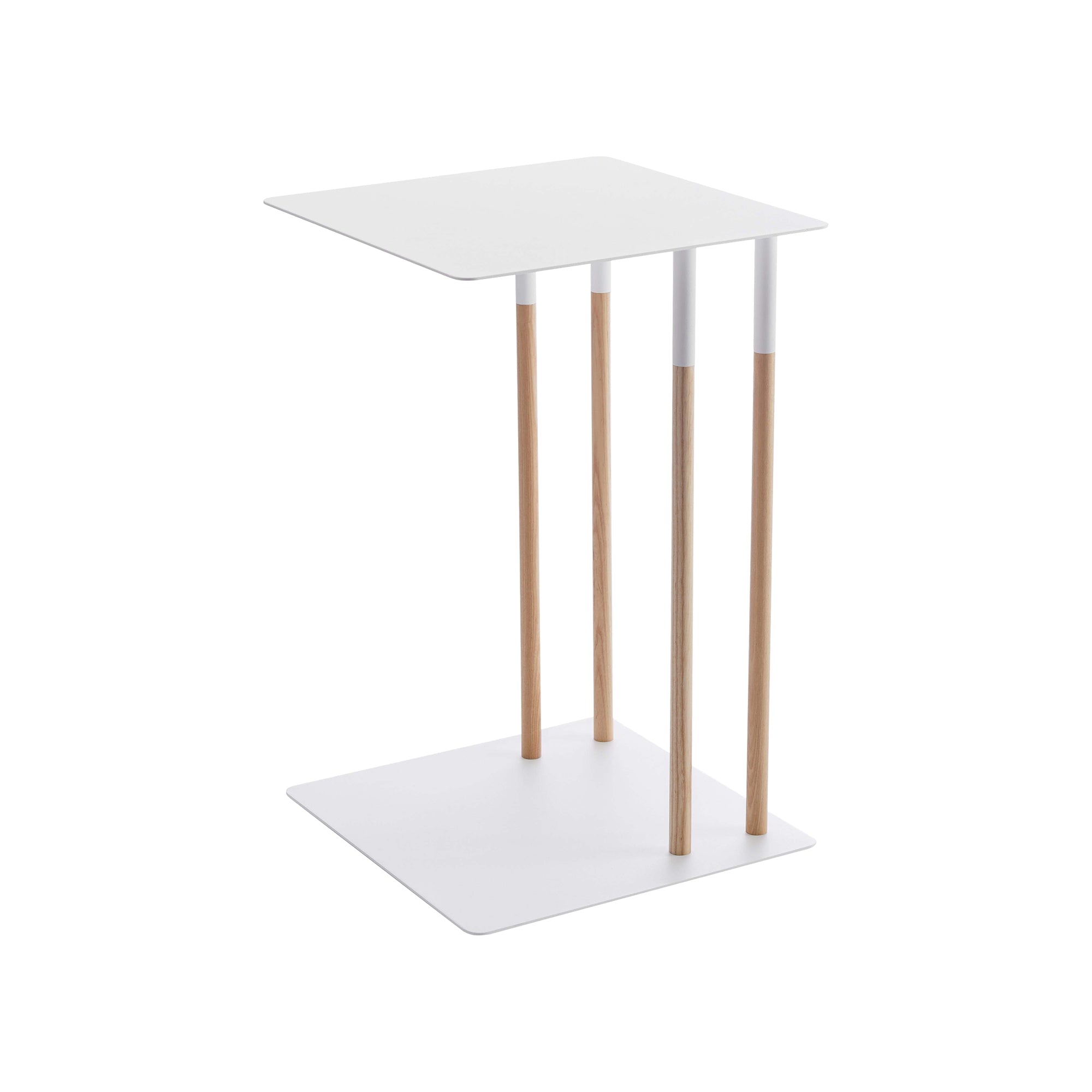 c side table (22" h) steel + wood c side table (22" h) steel + wood