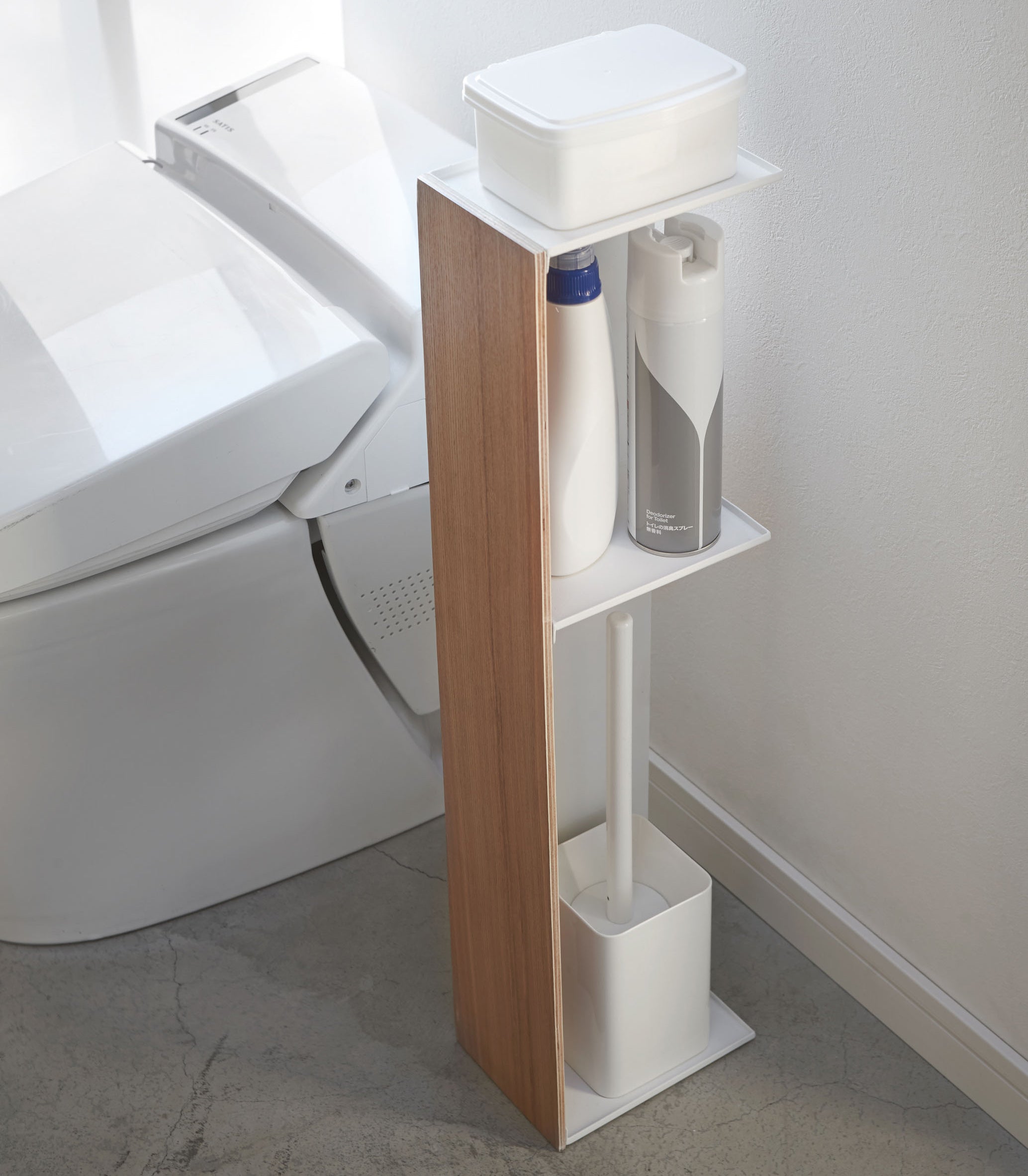 bathroom organizer steel + wood bathroom organizer steel + wood